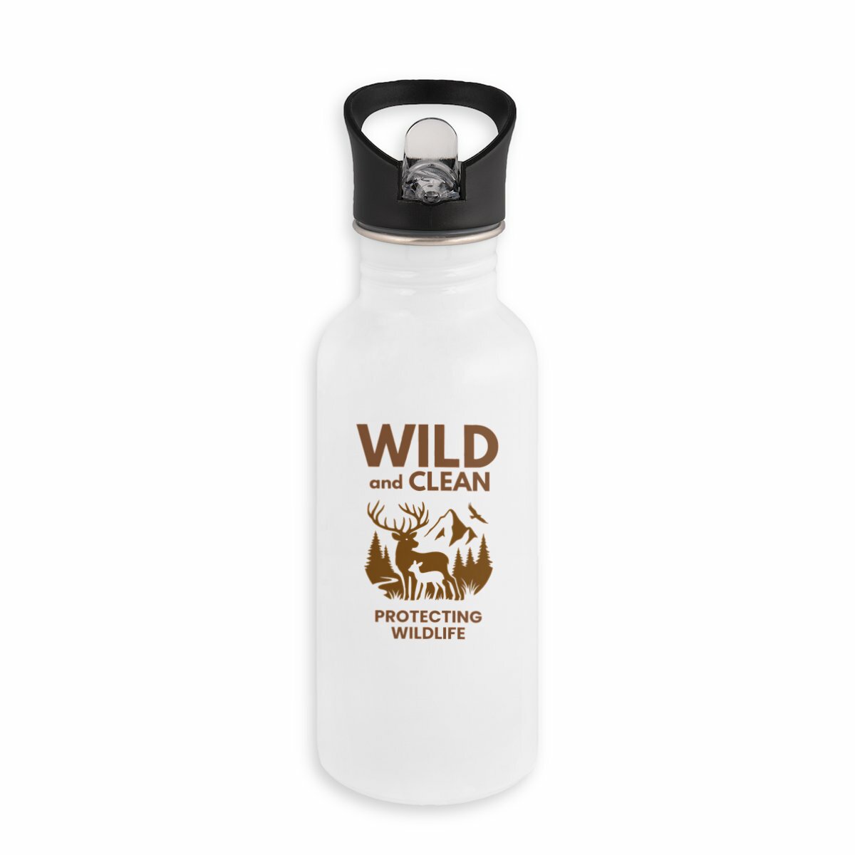 Gourde inox Protection des Animaux Sauvages